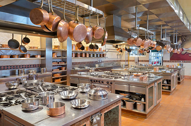 Kitchen and restaurant setup