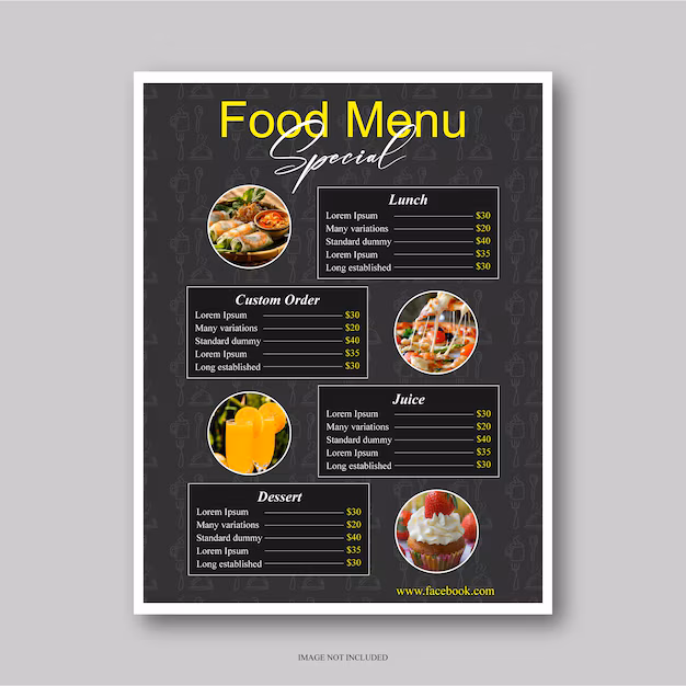 Menu planning and menu development